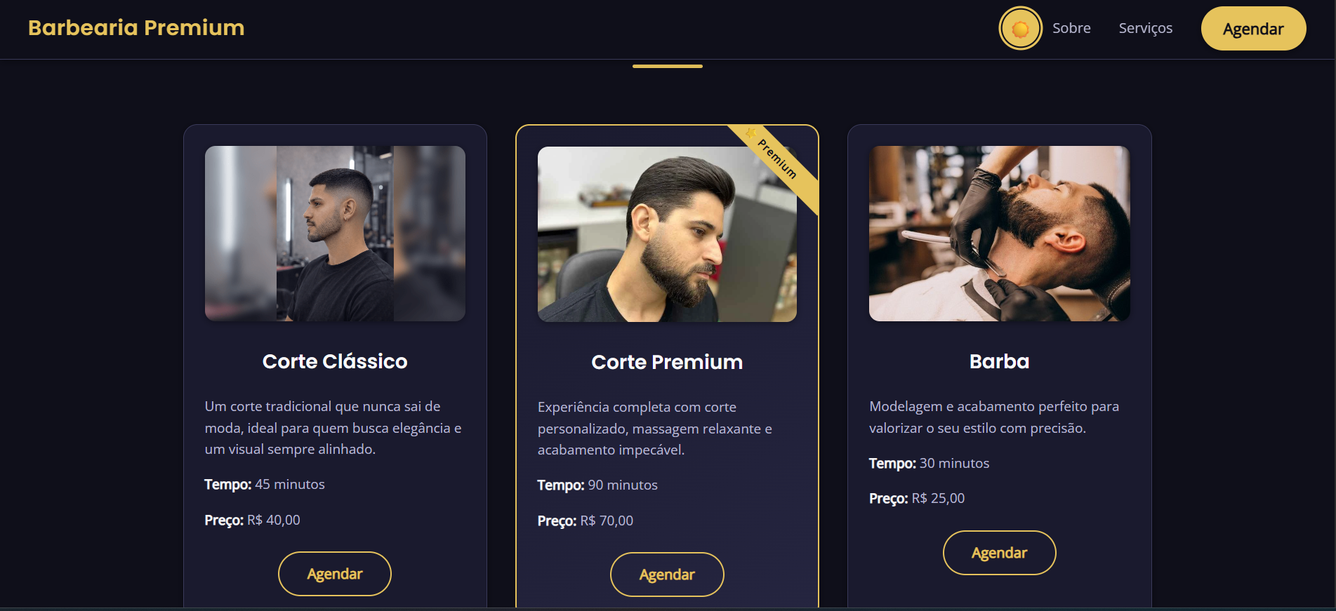 Sistema Barbearia